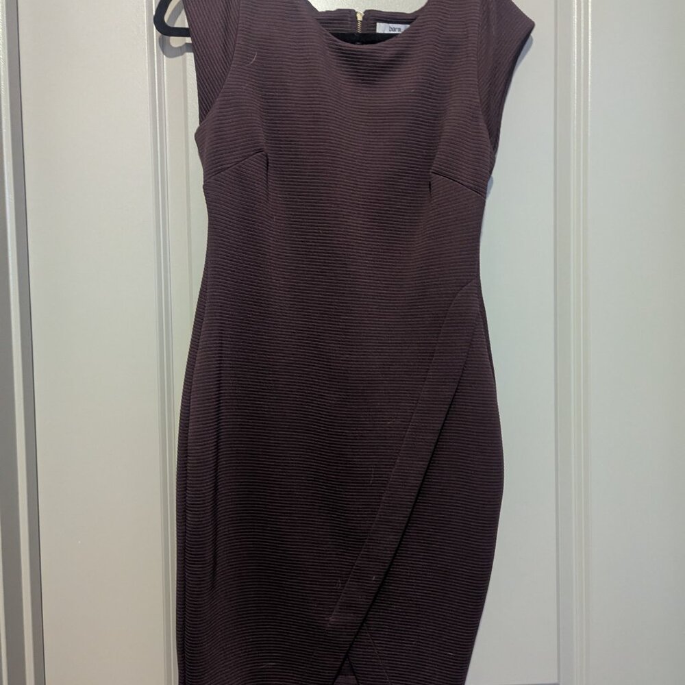 Bar III Womens Ribbed Envelope Sheath Dress